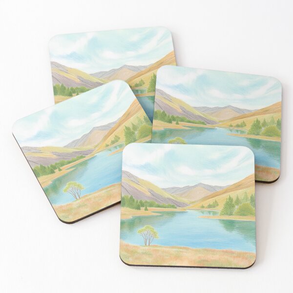 Item preview, Serene Mountain Lake Landscape - Majestic Nature Scenery designed and sold by Mustaph-Shop.