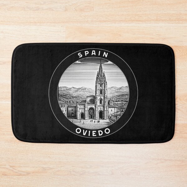 Item preview, Oviedo Spain Linocut Style  designed and sold by Thistle-TShop.