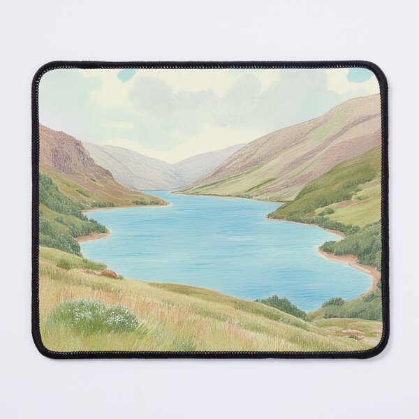 Item preview, Serene Mountain Lake Landscape - Majestic Nature Scenery designed and sold by Mustaph-Shop.
