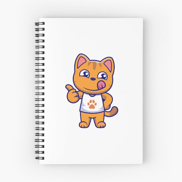 Item preview, Cute Orange Cat Thumbs Up Cartoon Vector designed and sold by Shichiro	 ilang.
