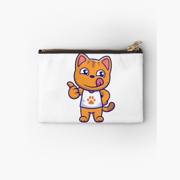 Item preview, Cute Orange Cat Thumbs Up Cartoon Vector designed and sold by Shichiro	 ilang.