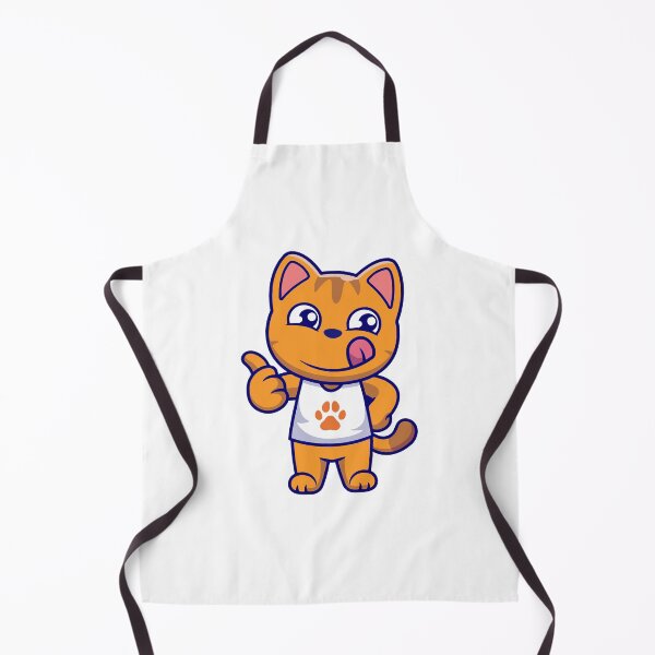 Item preview, Cute Orange Cat Thumbs Up Cartoon Vector designed and sold by Shichiro	 ilang.