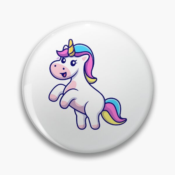 Item preview, Cute Magic Unicorn Prancing Cartoon designed and sold by Shichiro	 ilang.