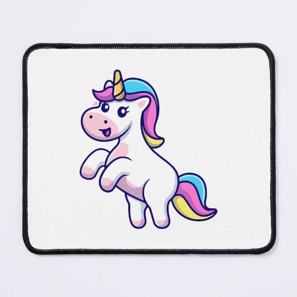 Item preview, Cute Magic Unicorn Prancing Cartoon designed and sold by Shichiro ilang.