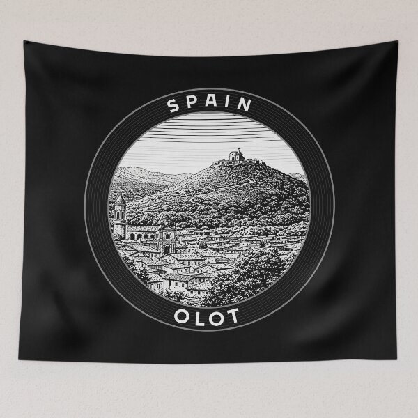 Item preview, Olot Spain Linocut Style  designed and sold by Thistle-TShop.