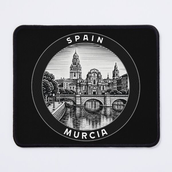 Item preview, Murcia Spain Linocut Style  designed and sold by Thistle-TShop.