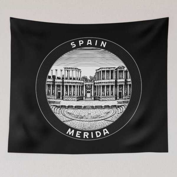 Item preview, Merida Spain Linocut Style  designed and sold by Thistle-TShop.