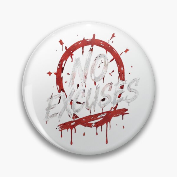 Item preview, No Excuses Motivation Design in Trash Polka Style designed and sold by Ahmedsyde.