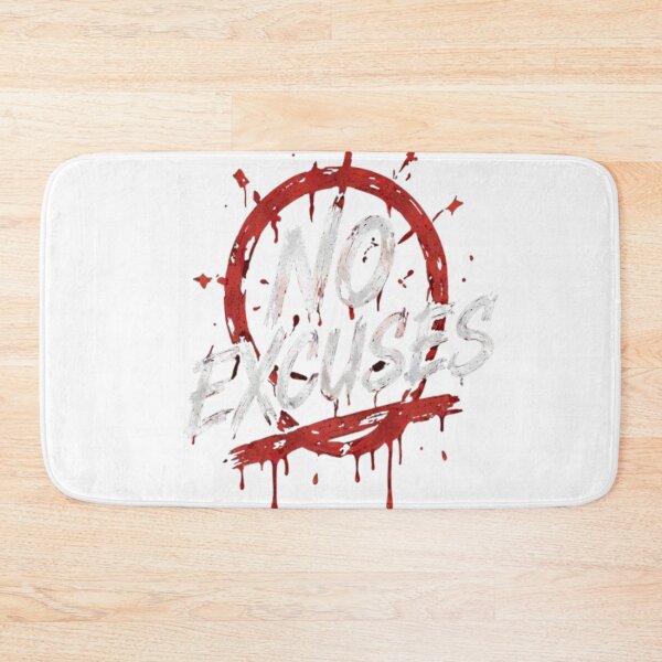 Item preview, No Excuses Motivation Design in Trash Polka Style designed and sold by Ahmedsyde.