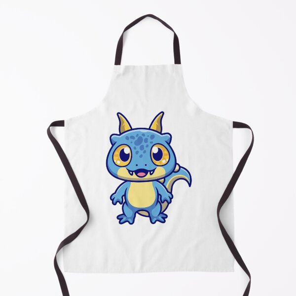 Item preview, Cute Blue Baby Dragon Monster Cartoon designed and sold by Shichiro ilang.
