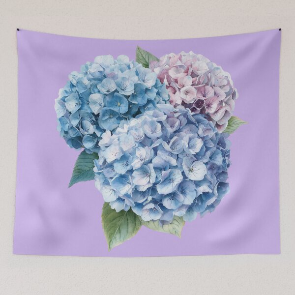 Item preview, Hydrangea watercolor designed and sold by uunaa.