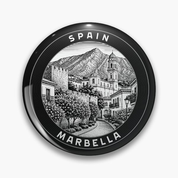 Item preview, Marbella Spain Linocut Style  designed and sold by Thistle-TShop.