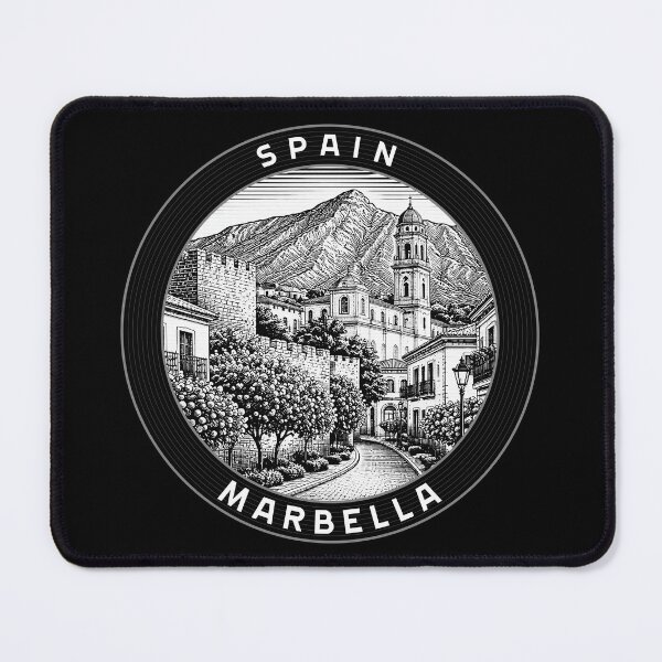 Item preview, Marbella Spain Linocut Style designed and sold by Thistle-TShop.