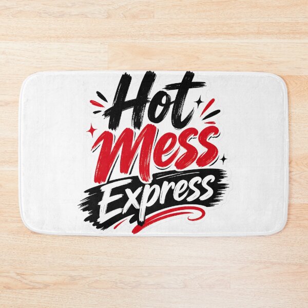 Item preview, Hot Mess Express Bold Typography designed and sold by StickyGuys.