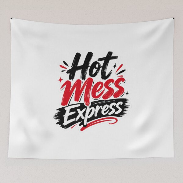 Item preview, Hot Mess Express Bold Typography designed and sold by StickyGuys.