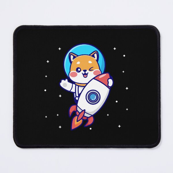 Item preview, Cute Shiba Inu Astronaut Hugging Rocket In Space designed and sold by Shichiro ilang.