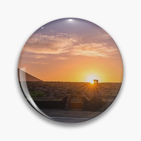 Item preview, Golden Sunrise over Lanzarote Volcanic Vineyard designed and sold by ArtworkNorth.