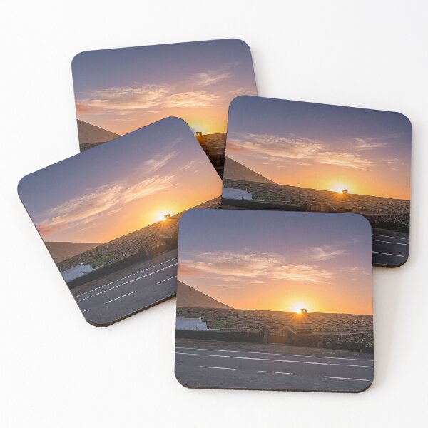 Item preview, Golden Sunrise over Lanzarote Volcanic Vineyard designed and sold by ArtworkNorth.