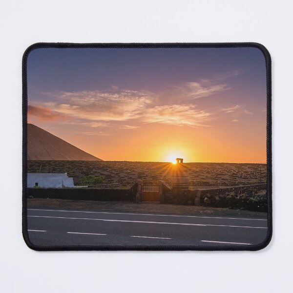 Item preview, Golden Sunrise over Lanzarote Volcanic Vineyard designed and sold by ArtworkNorth.