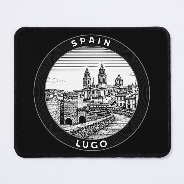 Item preview, Lugo Spain Linocut Style  designed and sold by Thistle-TShop.