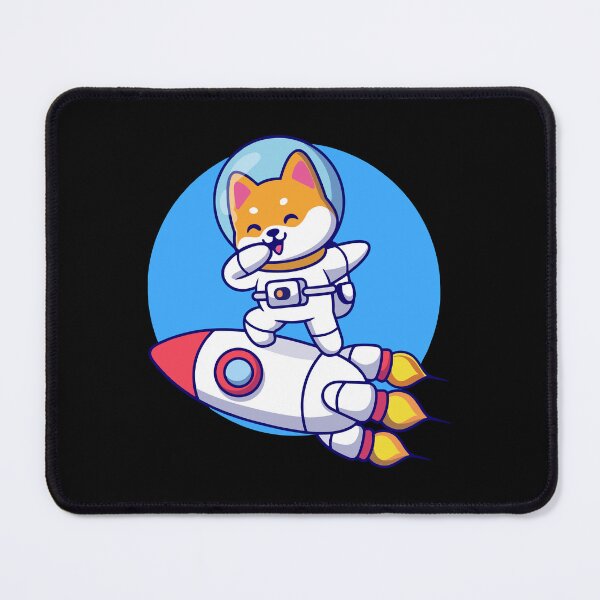 Item preview, Cute Shiba Inu Surfing On Rocket In Space designed and sold by Shichiro ilang.