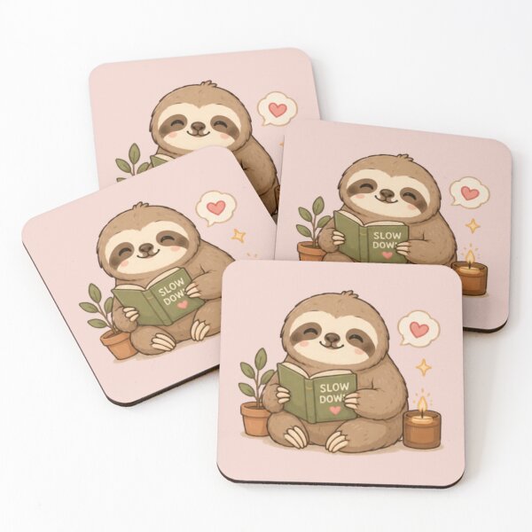 Item preview, Cute Book worm Sloth designed and sold by MellowMunchkins.
