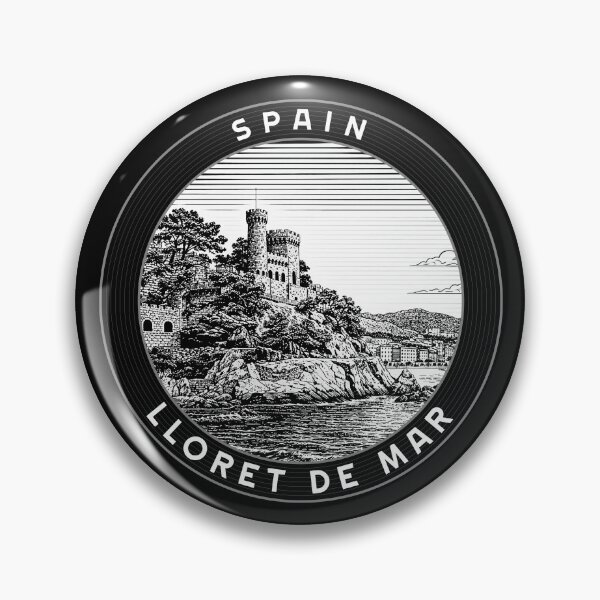 Item preview, Lloret de Mar Spain Linocut Style  designed and sold by Thistle-TShop.
