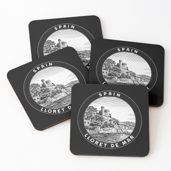 Item preview, Lloret de Mar Spain Linocut Style  designed and sold by Thistle-TShop.