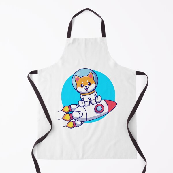 Item preview, Cute Shiba Inu Astronaut Flying On Rocket designed and sold by Shichiro	 ilang.
