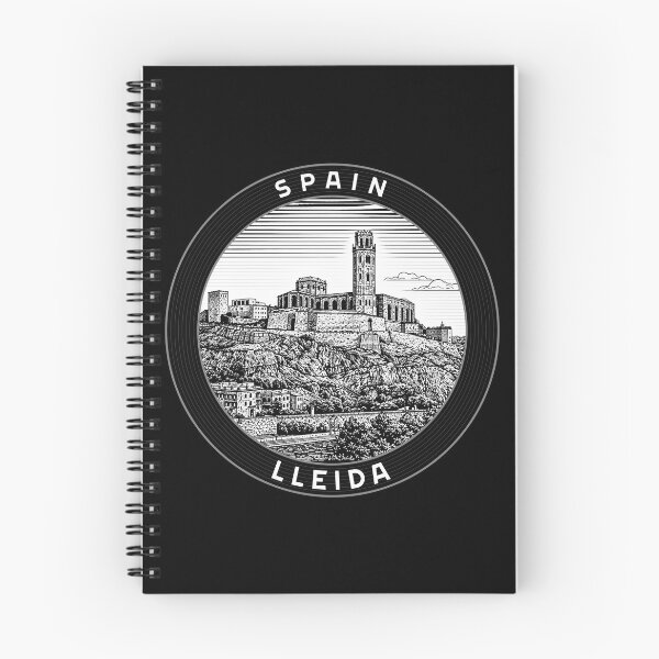 Item preview, Lleida Spain Linocut Style  designed and sold by Thistle-TShop.