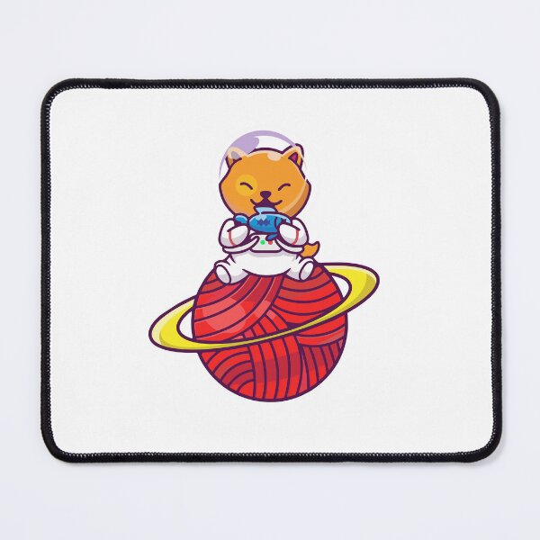 Item preview, Cute Astronaut Cat Sitting On Yarn Ball Planet designed and sold by Shichiro ilang.