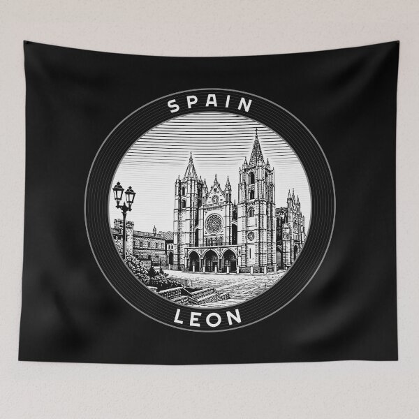 Item preview, Leon Spain Linocut Style  designed and sold by Thistle-TShop.