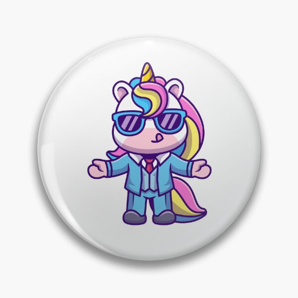 Item preview, Cool Unicorn In Blue Suit Wearing Sunglasses designed and sold by Shichiro	 ilang.