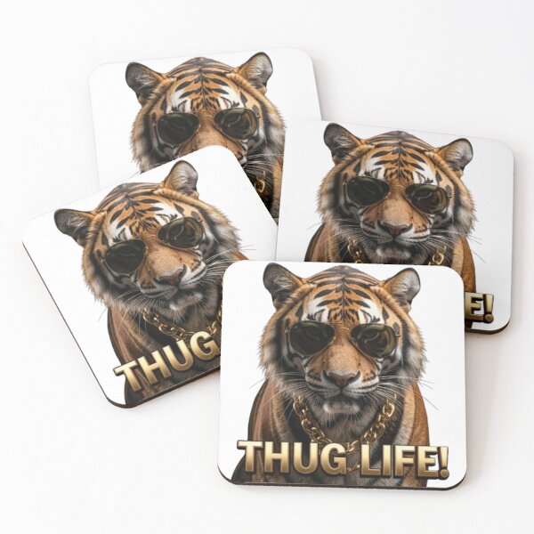 Item preview, Thug Life! Tiger designed and sold by Kirrindy Designs.