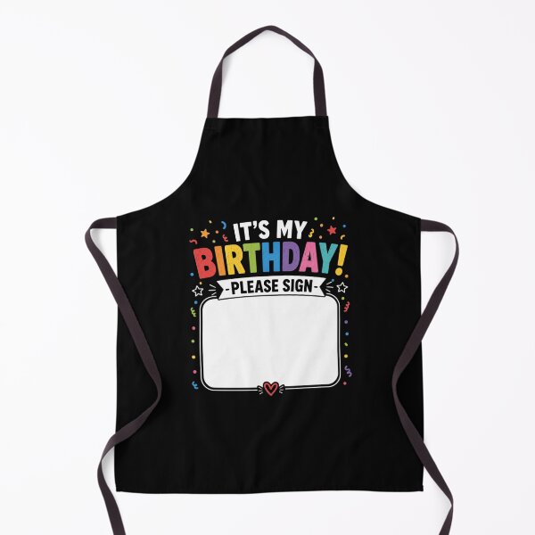 Item preview, Its My Birthday Please Sign Rainbow Celebration designed and sold by BunBuntheDog-.