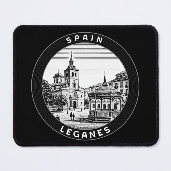 Item preview, Leganes Spain Linocut Style designed and sold by Thistle-TShop.