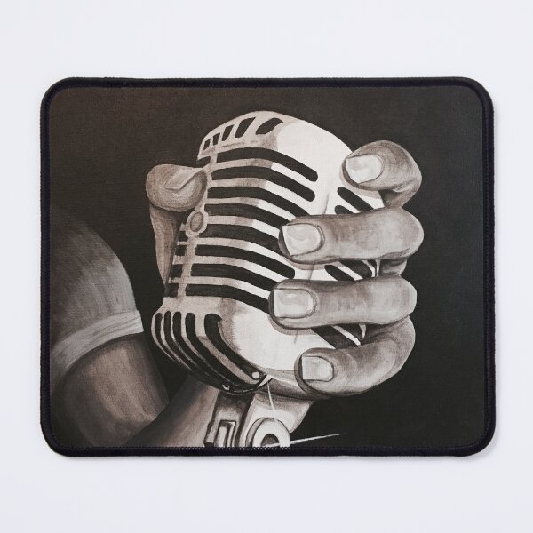 Item preview, microphone in hand designed and sold by artecaspari.