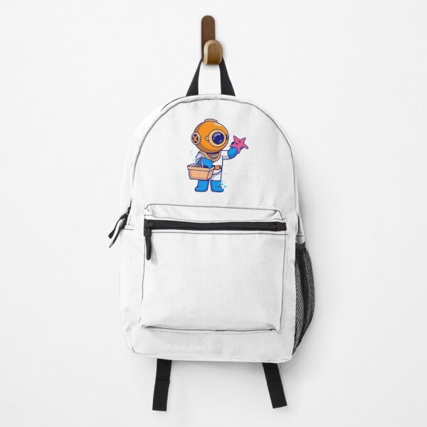 Item preview, Cute Scuba Diver Holding Starfish Underwater designed and sold by Shichiro	 ilang.