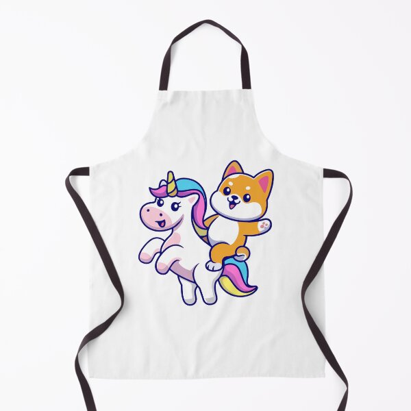 Item preview, Cute Shiba Inu Riding Magical Rainbow Unicorn designed and sold by Shichiro ilang.