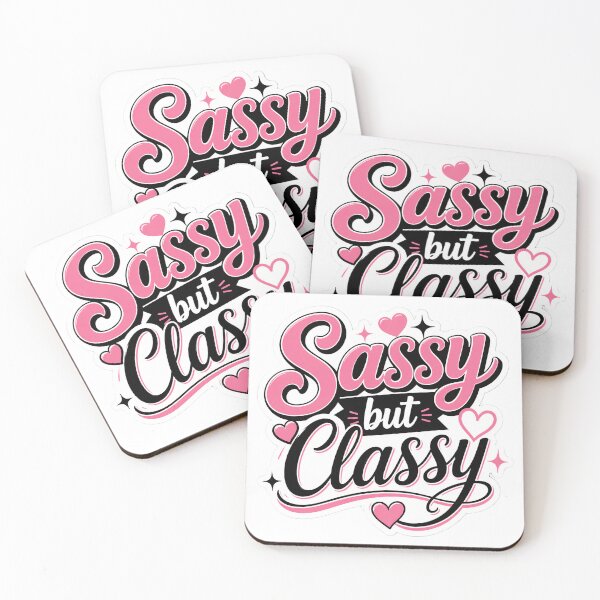 Item preview, Sassy but Classy Bold Typography designed and sold by StickyGuys.