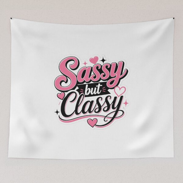 Item preview, Sassy but Classy Bold Typography designed and sold by StickyGuys.