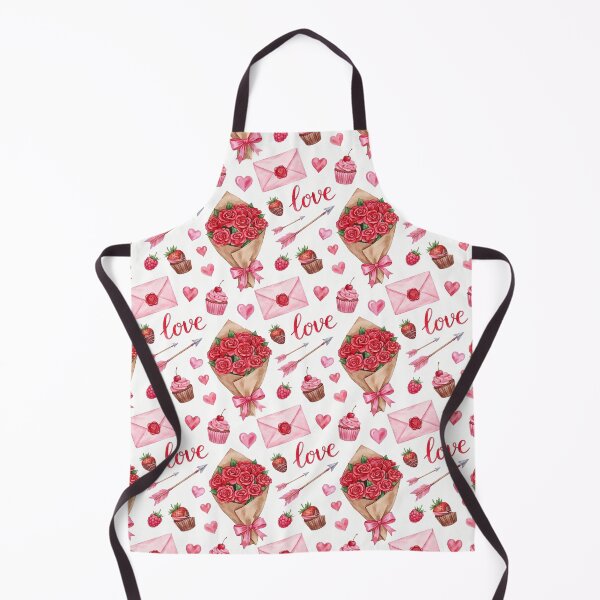 Item preview, Watercolor Valentines Day Love Letter - Cute Coquette Heart Pattern designed and sold by FlatInkStudio.