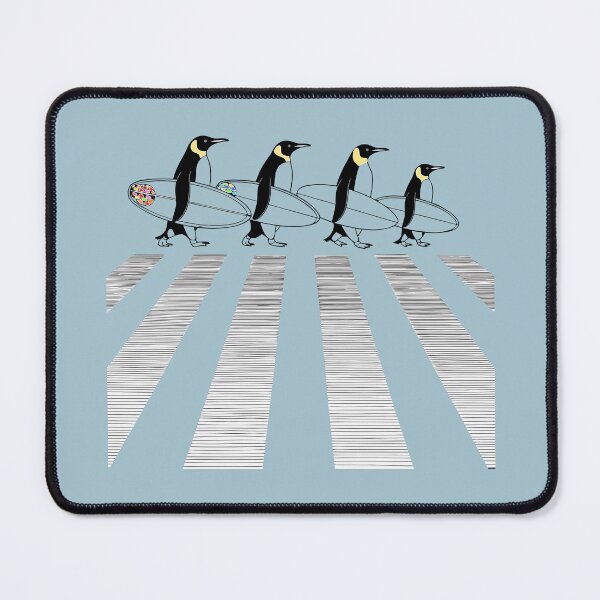 Item preview, surfer penguins on the pedestrian crossing designed and sold by hitNmiss.