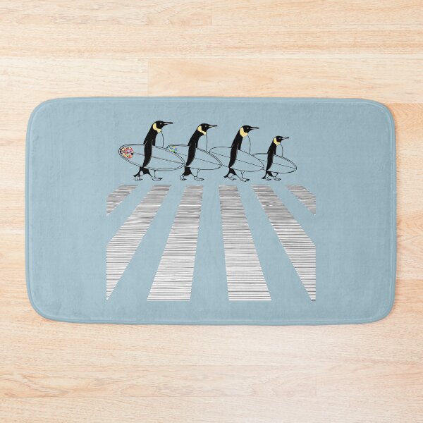 Item preview, surfer penguins on the pedestrian crossing designed and sold by hitNmiss.