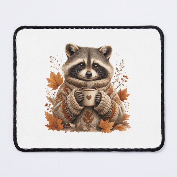 Item preview, Cozy Sweater Raccoon T-Shirt  designed and sold by Ashley critters.