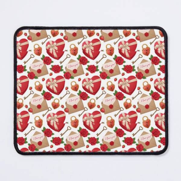 Item preview, Watercolor Valentines Day Love Letter - Cute Coquette Heart Pattern designed and sold by FlatInkStudio.