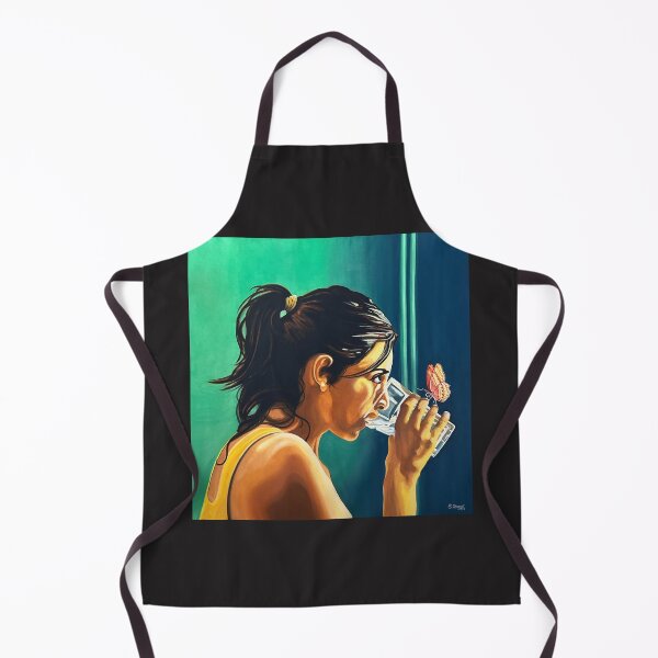 Item preview, Brunette Drinking Water Thirst Tonic Butterfly designed and sold by artecaspari.