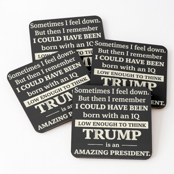 Item preview, Funny Anti Trump IQ Quote - Political Satire Humor designed and sold by haitrieuic96.