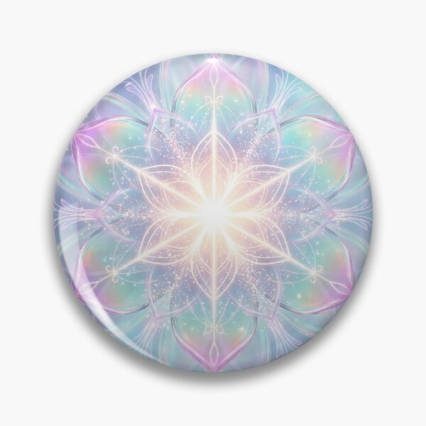 Item preview, Iridescent Cosmic Lotus Mandala designed and sold by higgins5.