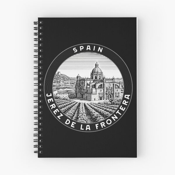 Item preview, Jerez de La Frontera Spain Linocut Style  designed and sold by Thistle-TShop.